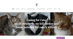 Desktop Screenshot of caring-for-cats.org